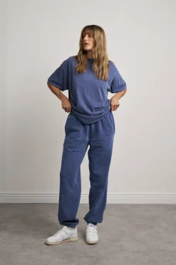 Essentials Vintage Washed Joggers - Navy
