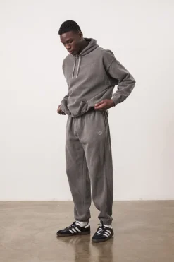 Essentials Vintage Washed Hoodie - Charcoal