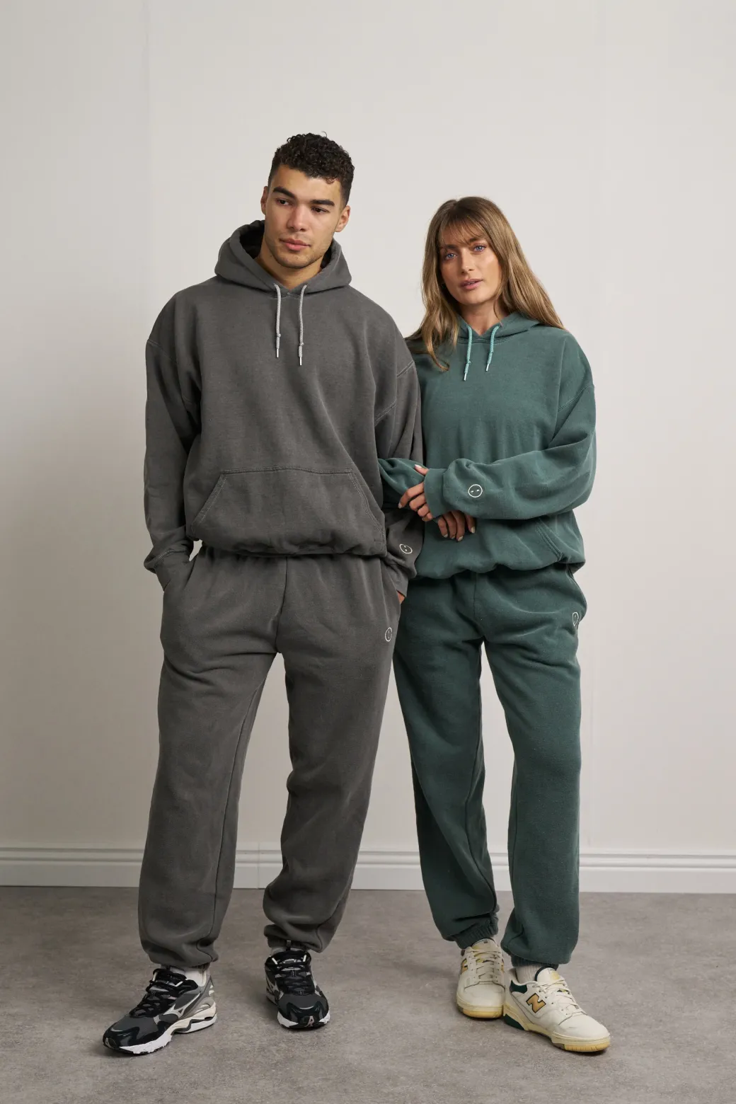 Essentials Vintage Washed Hoodie - Charcoal