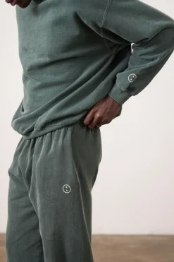 Essentials Vintage Washed Joggers - Forest