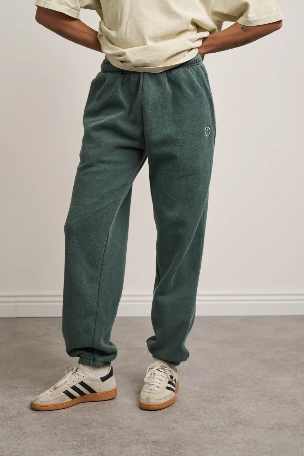 Essentials Vintage Washed Joggers - Forest