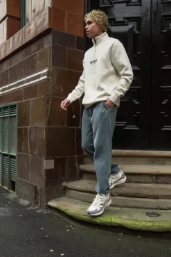 Essentials Vintage Washed Joggers - Forest