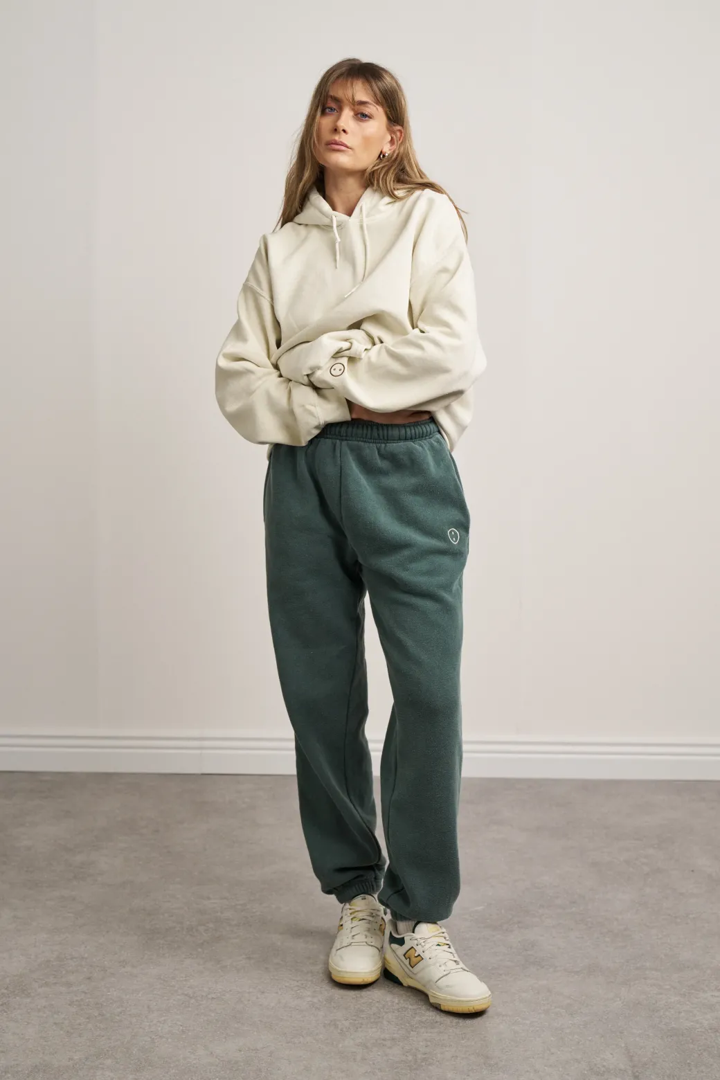 Essentials Vintage Washed Hoodie - Ivory