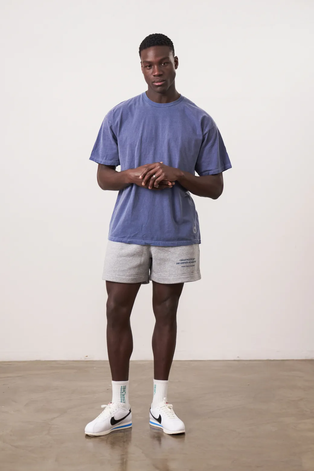 Essentials Vintage Washed Tee - Navy