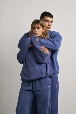 Essentials Vintage Washed Hoodie - Navy