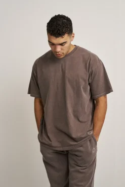Essentials Vintage Washed Tee Twinpack - Cocoa/Ivory