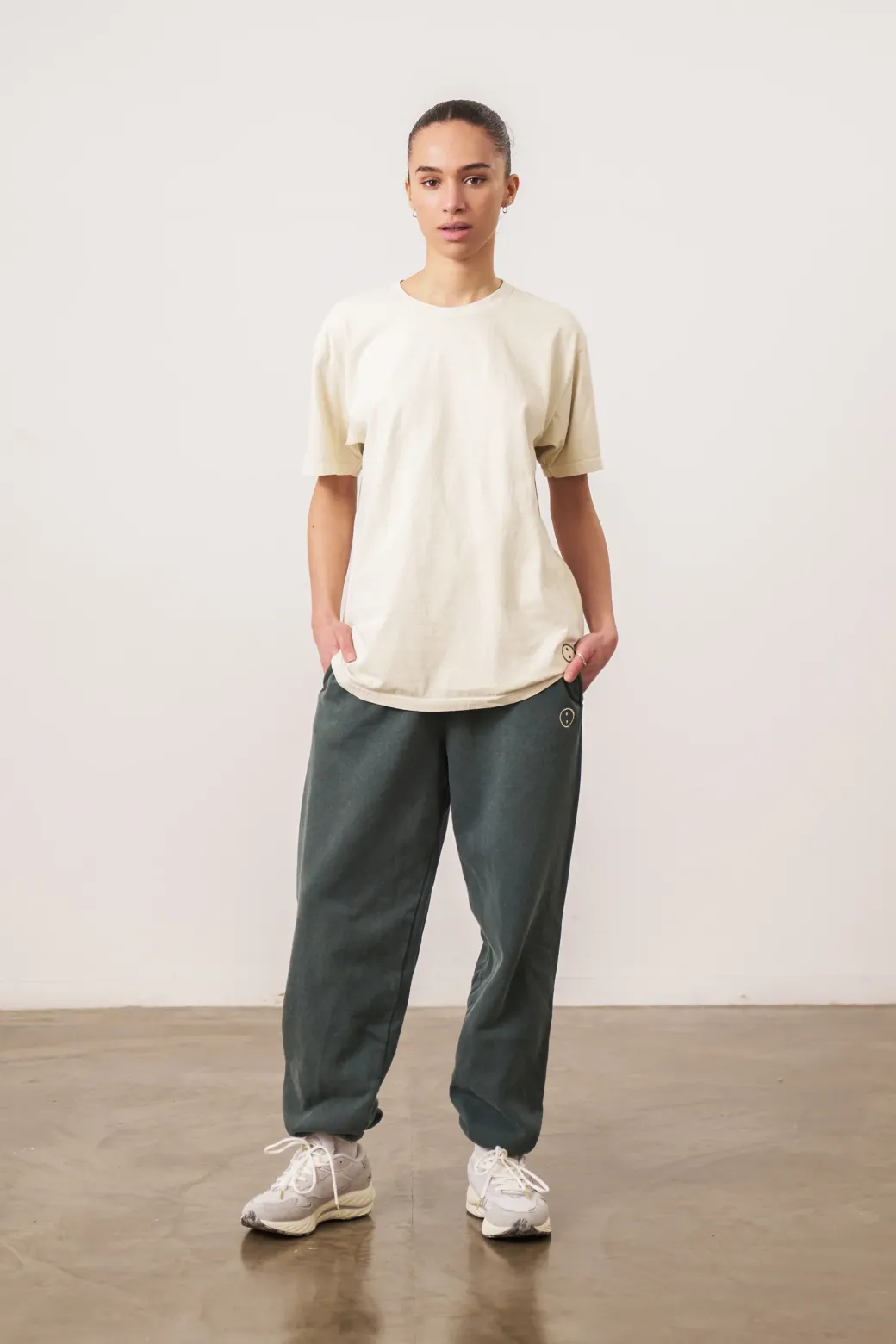 Essentials Vintage Washed Tee - Ivory