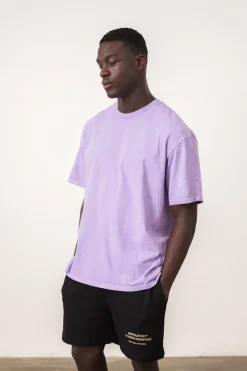 Essentials Vintage Washed Tee - Lilac