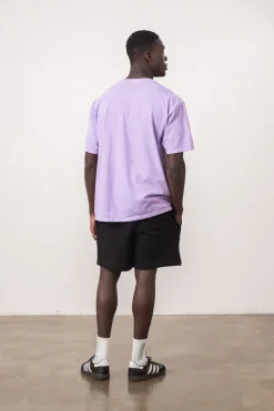 Essentials Vintage Washed Tee - Lilac