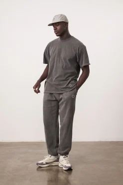 Essentials Vintage Washed Tee - Charcoal
