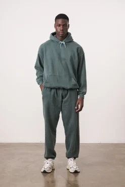 Essentials Vintage Washed Hoodie - Forest