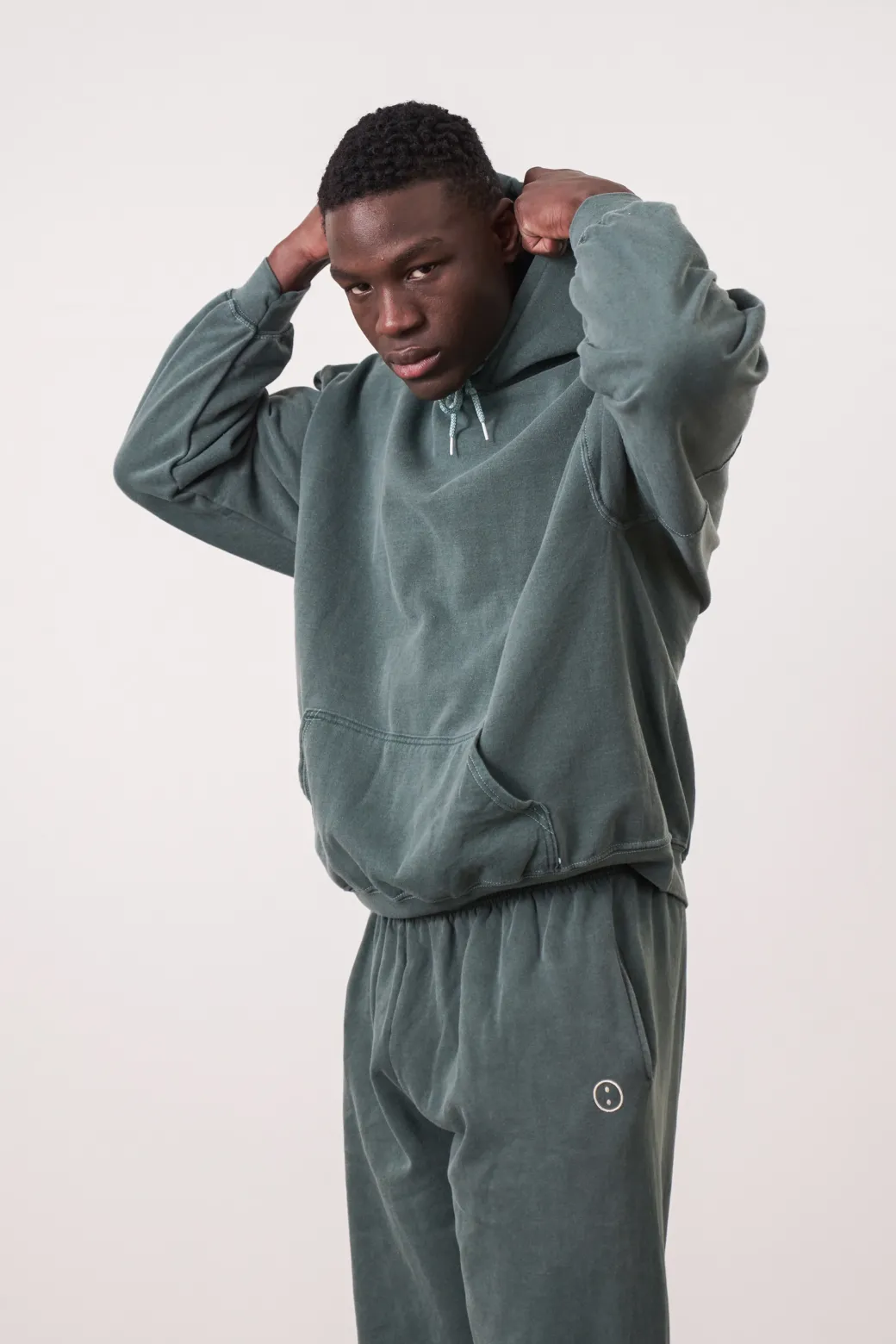 Essentials Vintage Washed Hoodie - Forest
