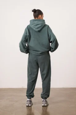 Essentials Vintage Washed Hoodie - Forest