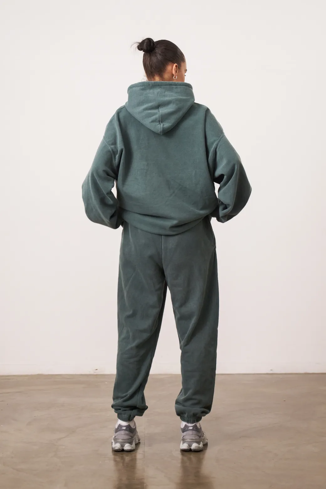 Essentials Vintage Washed Hoodie - Forest
