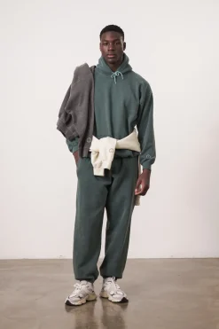 Essentials Vintage Washed Hoodie - Forest
