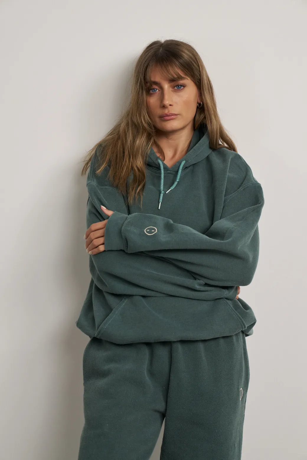 Essentials Vintage Washed Hoodie - Forest