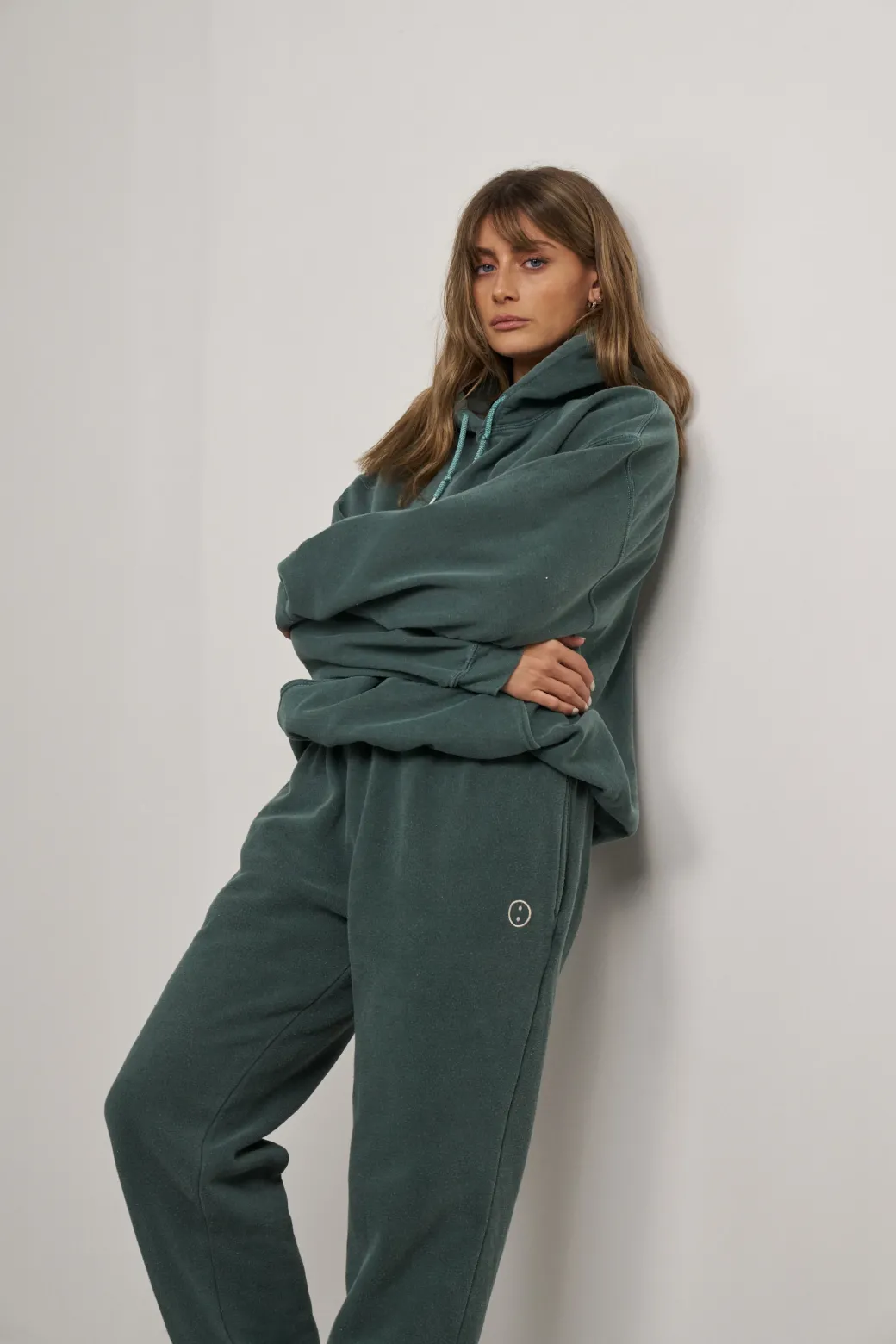 Essentials Vintage Washed Hoodie - Forest