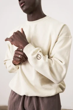 Essentials Vintage Washed Sweater - Ivory