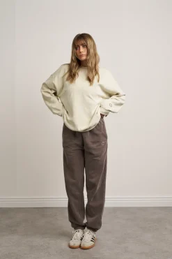 Essentials Vintage Washed Sweater - Ivory