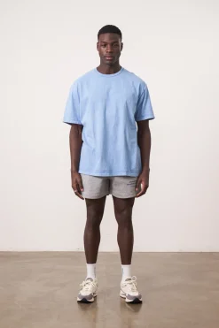 Essentials Vintage Washed Tee - Powder Blue