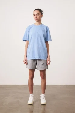 Essentials Vintage Washed Tee - Powder Blue