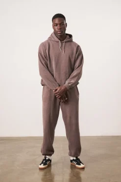 Essentials Vintage Washed Hoodie - Cocoa