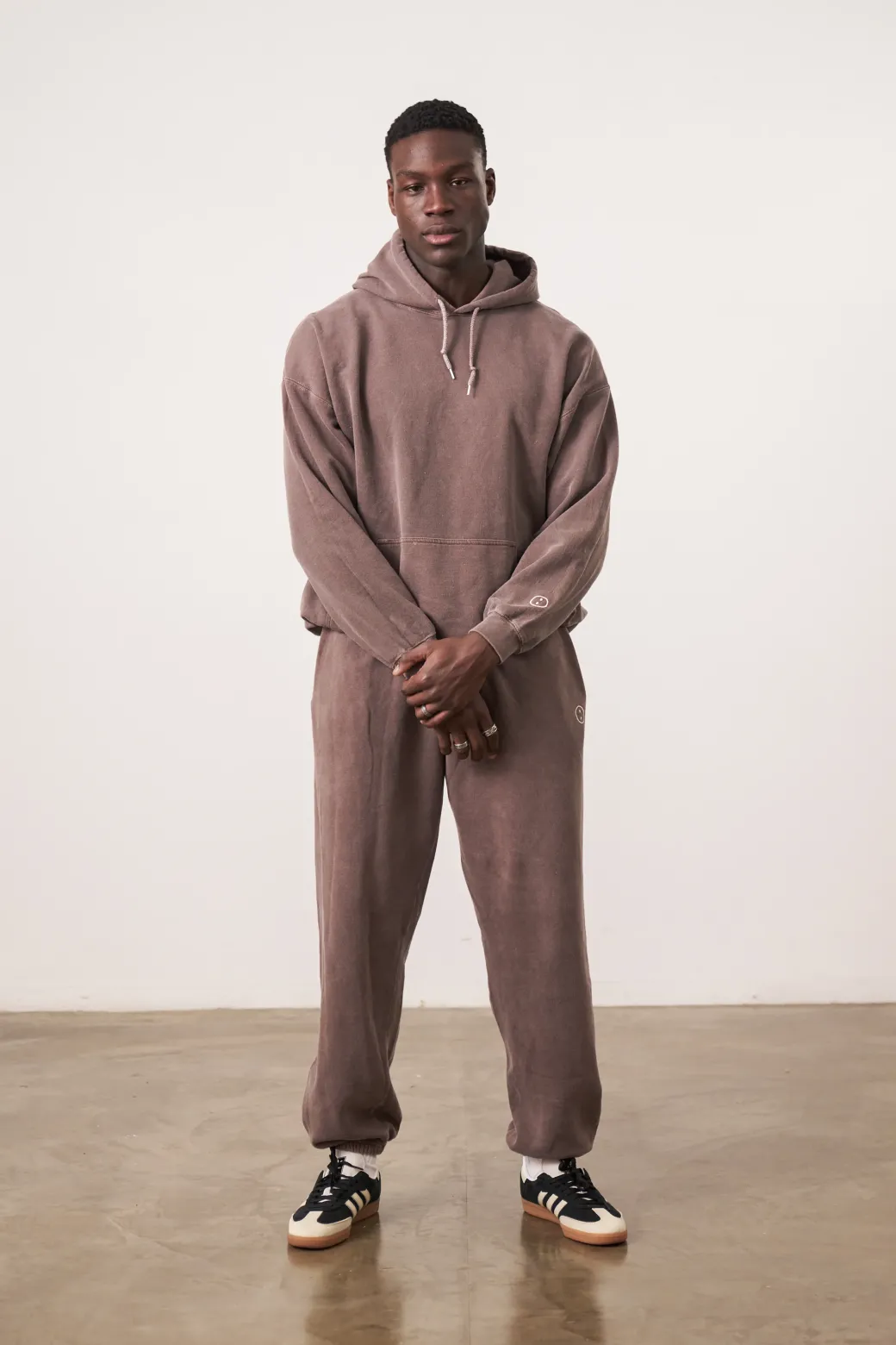 Essentials Vintage Washed Hoodie - Cocoa