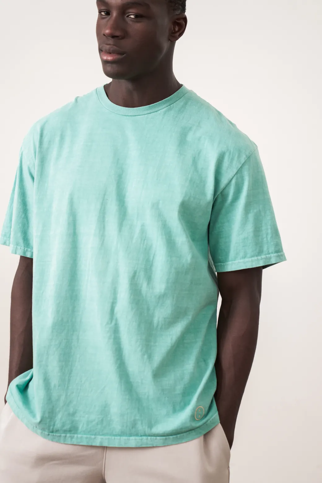 Essentials Vintage Washed Tee - Seafoam
