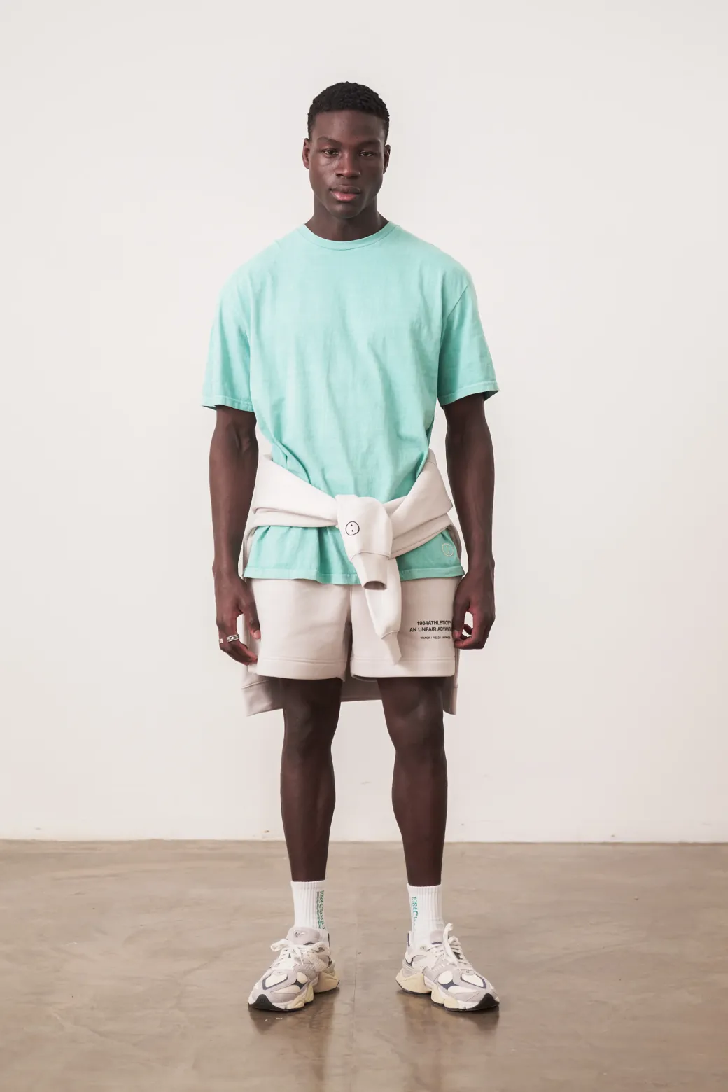 Essentials Vintage Washed Tee - Seafoam