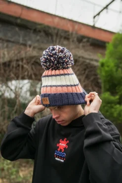 Essentials Winter Cable Bobble Hat Beanies