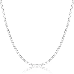 Figaro Cuban Chain 6mm - Silver