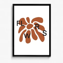 FLWRS Art Print - White