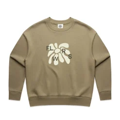 FLWRS Relaxed Crew Neck Sweater - Sand