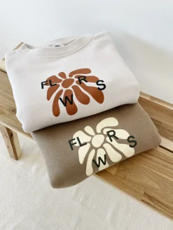 FLWRS Relaxed Crew Neck Sweater - Sand