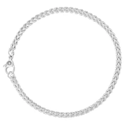 Franco Chain Bracelet 4mm - Silver