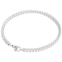 Franco Chain Bracelet 4mm - Silver