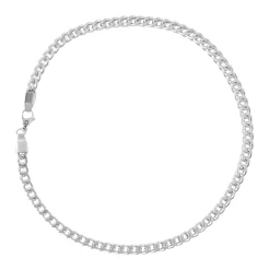 Franco Chain Bracelet 4mm - Silver