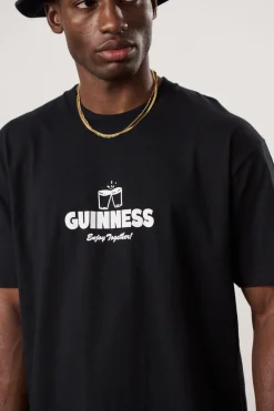 Guinness x UN:IK 'Enjoy Together' Tee & Print Bundle - Black