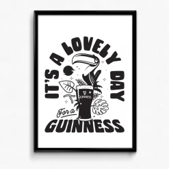 Guinness x UN:IK 'Jungle' Print - White