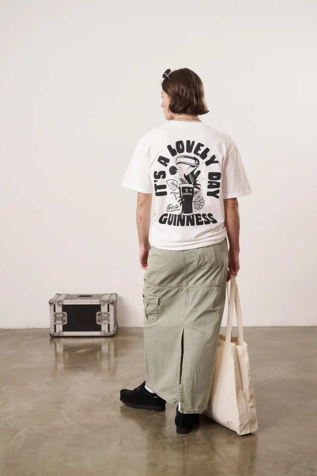 Guinness x UN:IK 'Jungle' Tee & Print Bundle - White