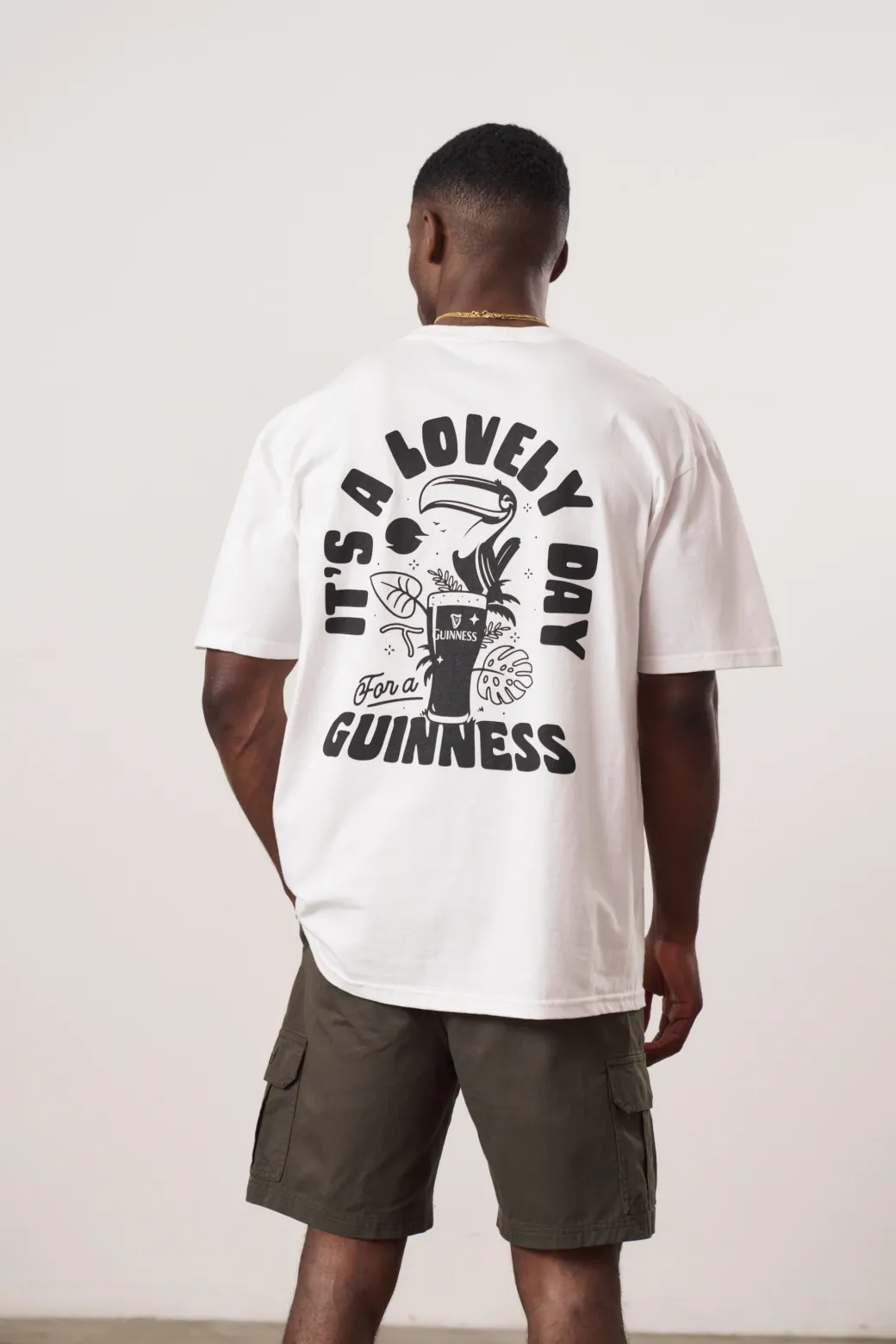Guinness x UN:IK 'Jungle' Tee - White