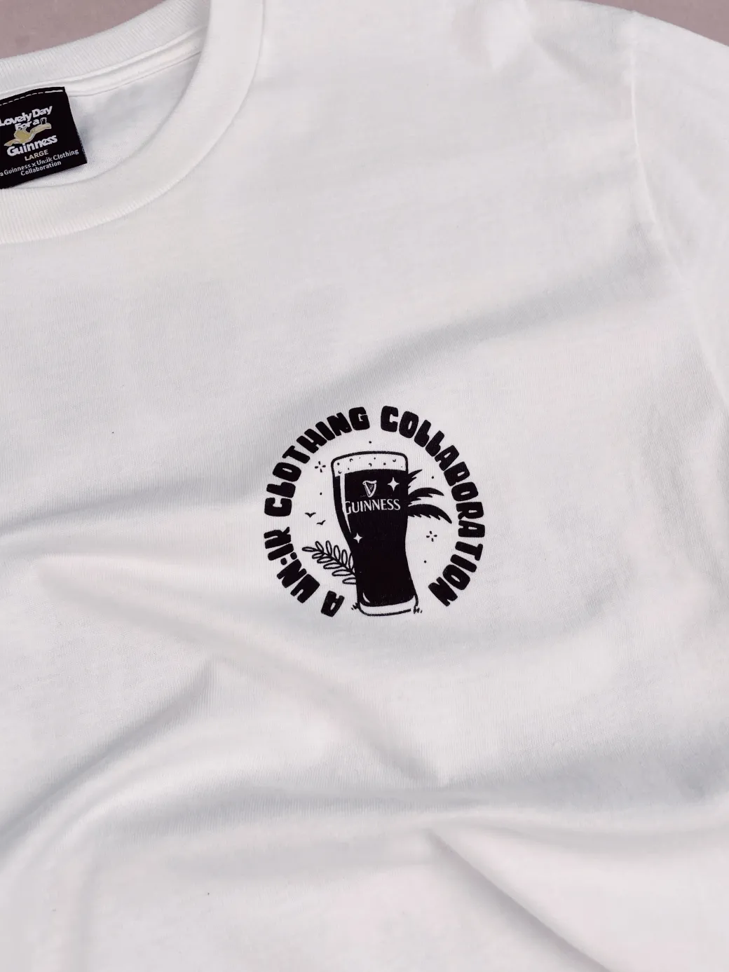 Guinness x UN:IK 'Jungle' Tee - White