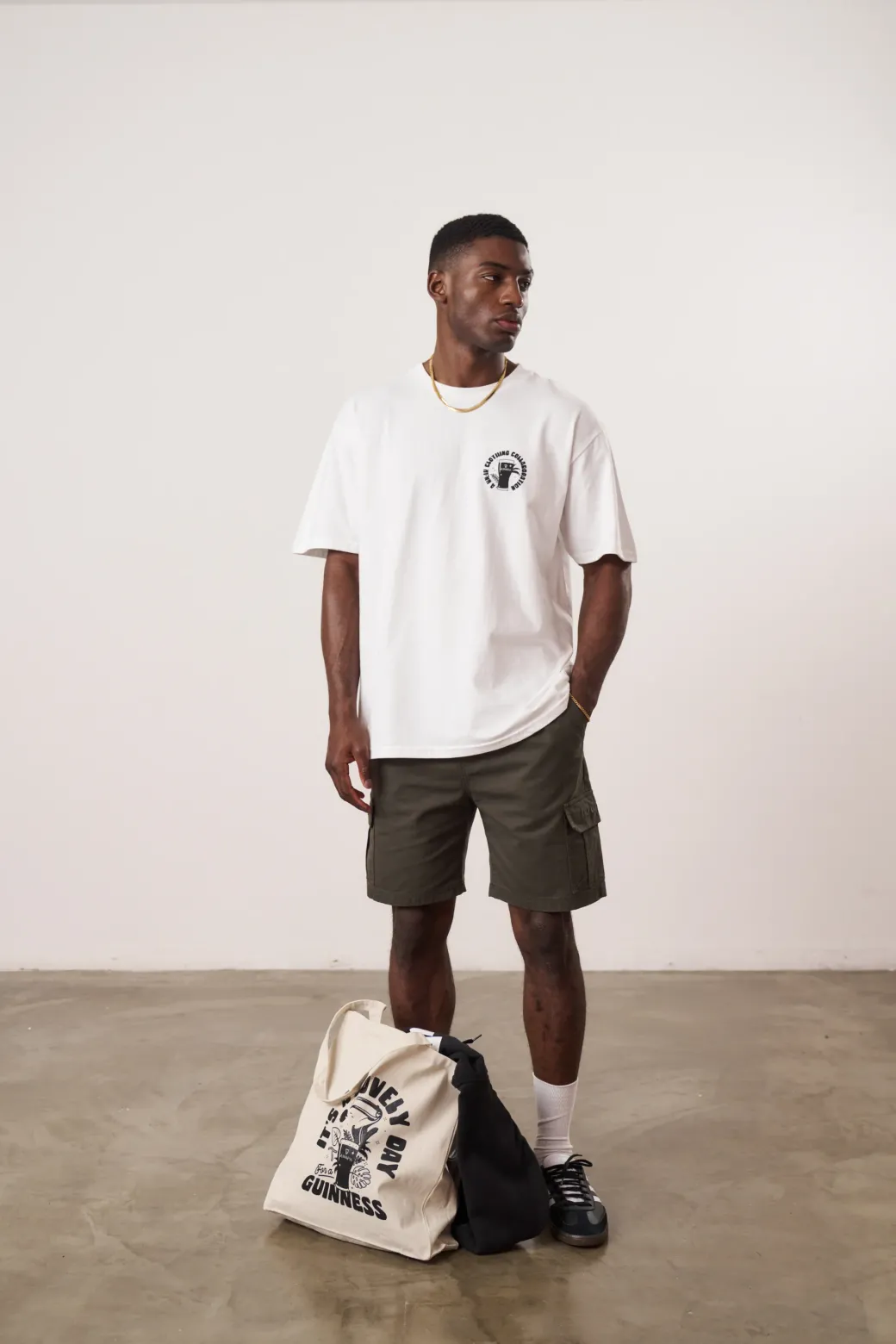 Guinness x UN:IK 'Jungle' Tee - White