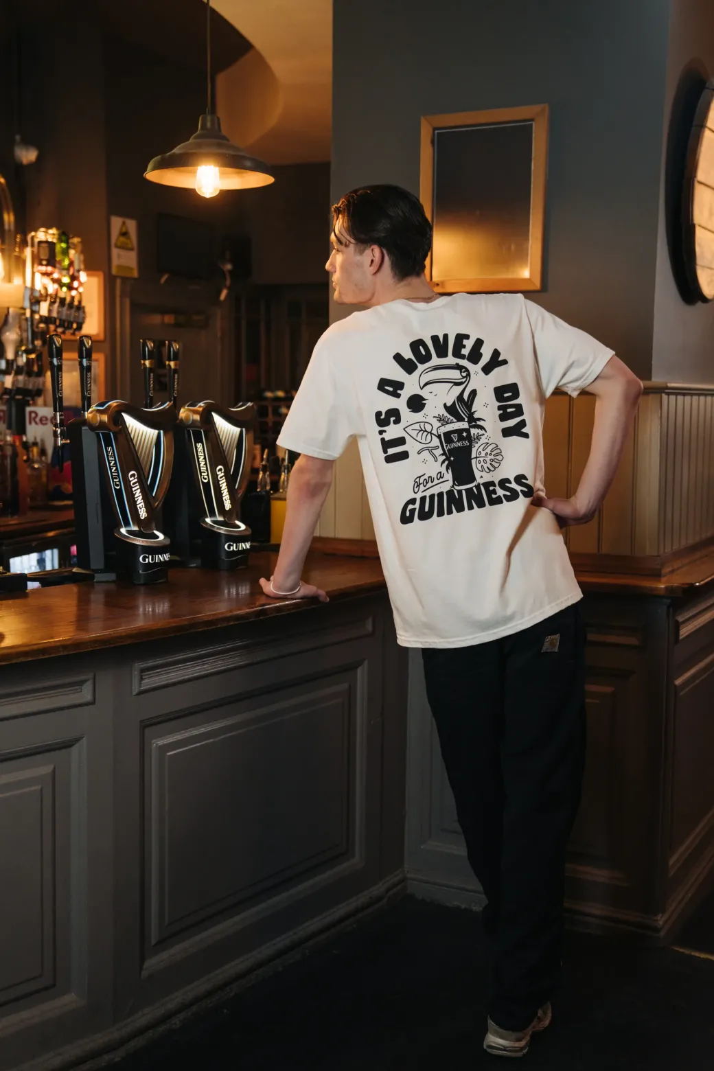 Guinness x UN:IK 'Jungle' Tee - White