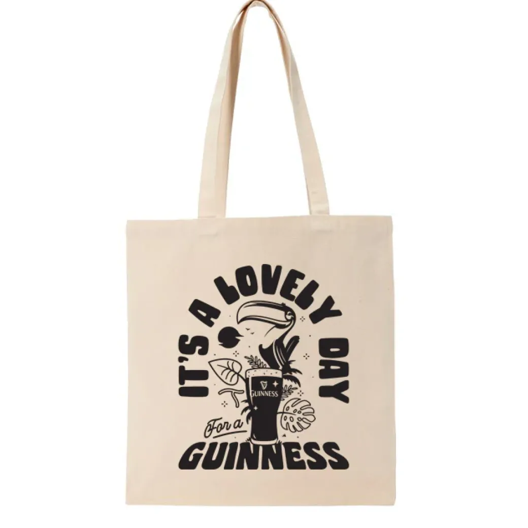 Guinness x UN:IK 'Jungle' Tote Bag - Natural