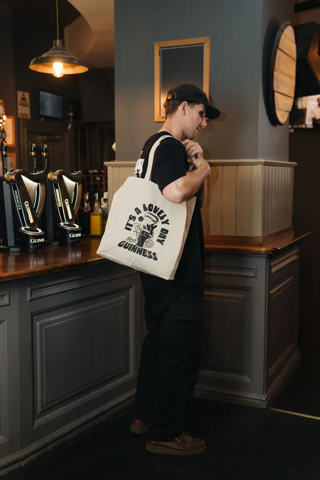 Guinness x UN:IK 'Jungle' Tote Bag - Natural