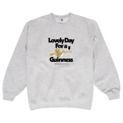 Guinness x UN:IK 'Lovely Day' Sweater - Ash Grey