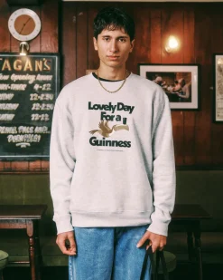Guinness x UN:IK 'Lovely Day' Sweater - Ash Grey