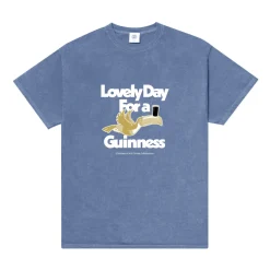 Guinness x UN:IK 'Lovely Day' Vintage Washed Tee - Blue
