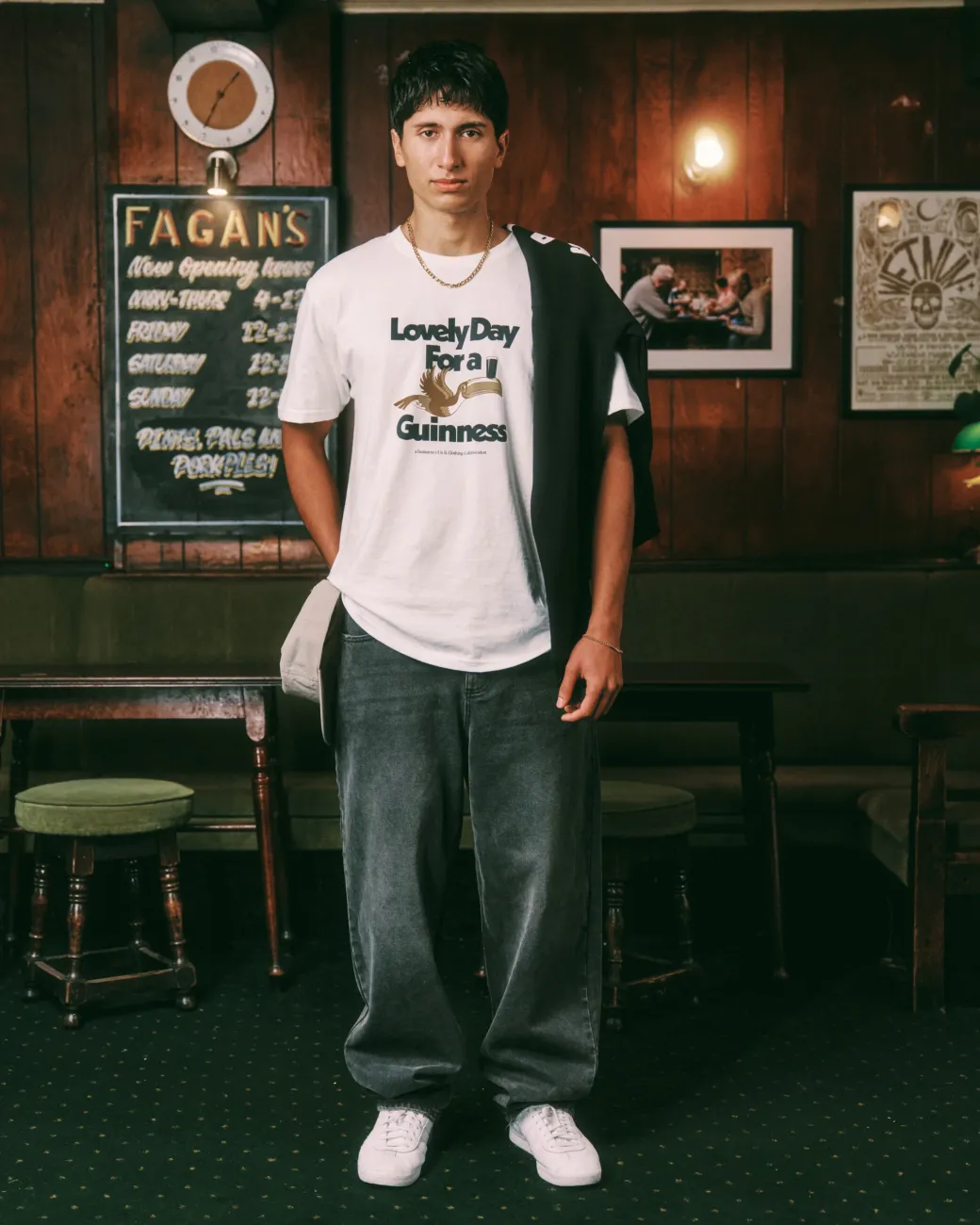 Guinness x UN:IK 'Lovely Day' Tee - White